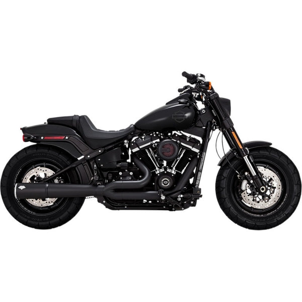 Vance & Hines 47387 Matte Black Pro Pipe 2 into 1 Exhaust for