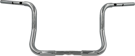 FBI Fat Baggers 1-1/4" EZ Round Top Handlebars for Harley-Davidson FLH/X '23-'26 - Chrome / 12"