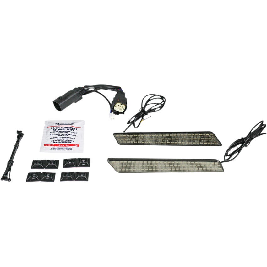 Custom Dynamics Dual Color LED Saddlebag Latch Lightz 4 Harley