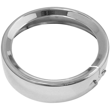 Bikers Choice 7" Chrome Headlight Trim Ring Bezel for Harley Touring FLD 83-13 | 482914
