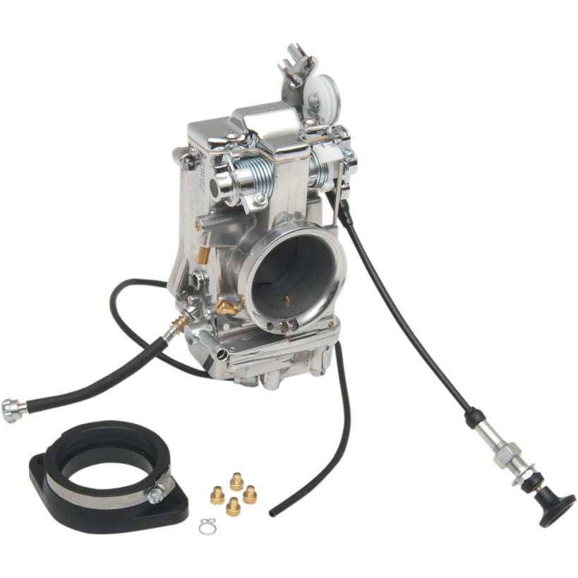Mikuni Smoothbore Polished Carburetor HSR48 48 MM Carb 48-2 Harley EVO Twin Cam