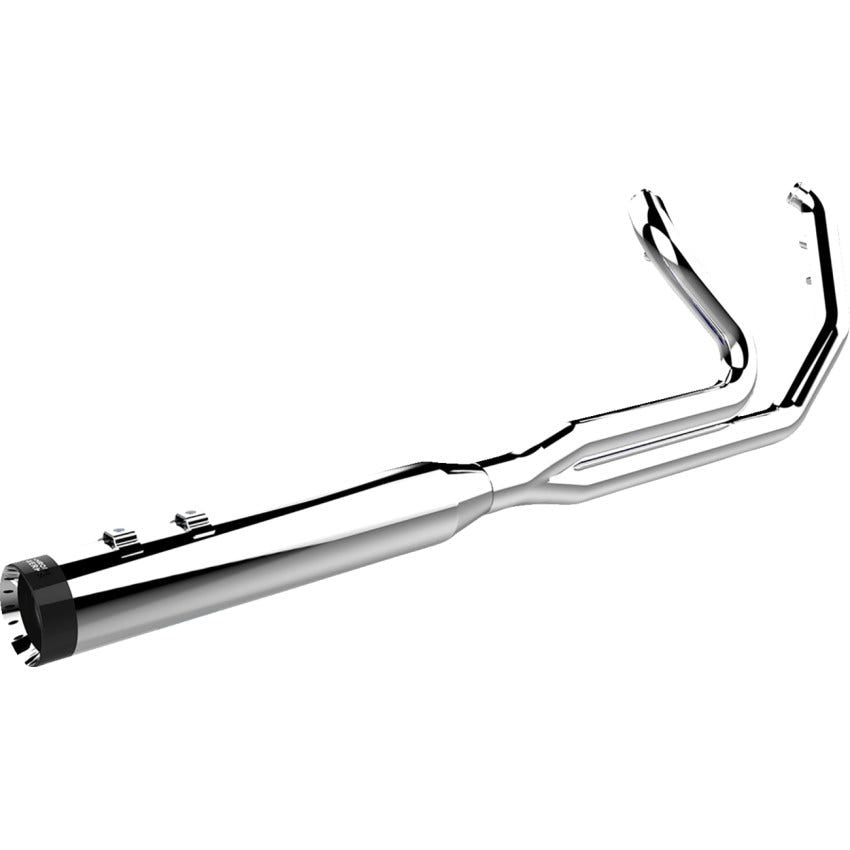 Khrome Werks 200780-SR 2-into-1 Outlaw-SR Exhaust System - Chrome - Without End Cap - Twin Cam Touring