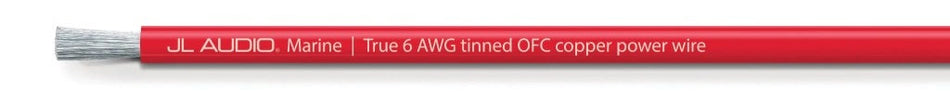 JL Audio 200ft Spool of ABYC Red Power Wire, 6 AWG