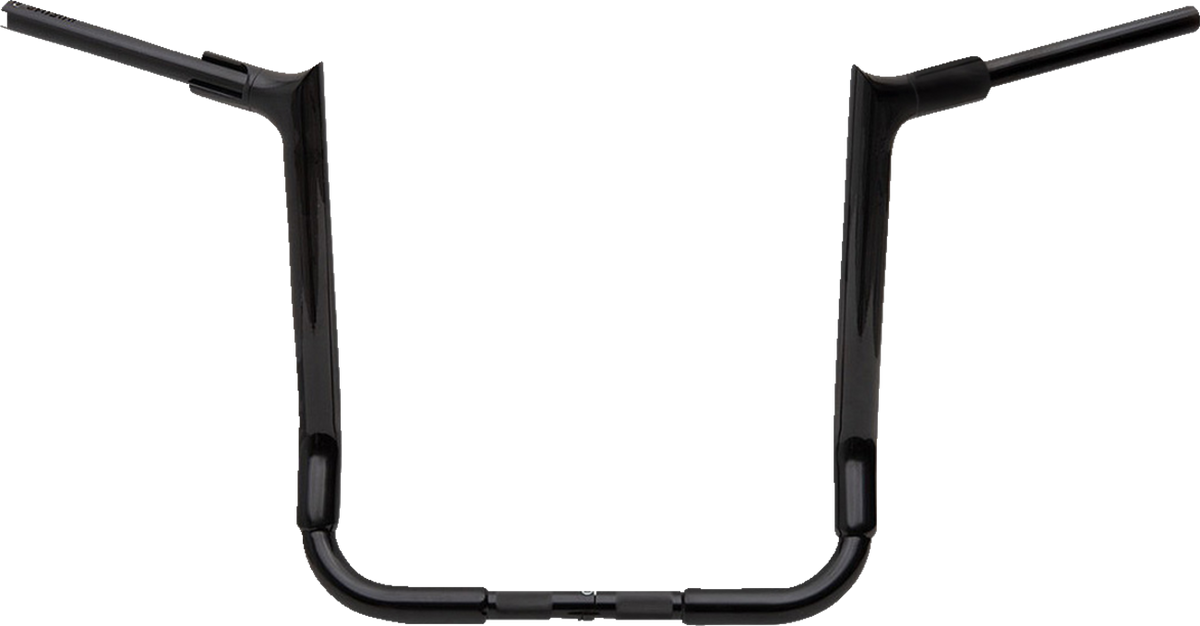 FBI 1-1/2" EZ Pointed Top Handlebars for 99-13, 21-23 FLHT/FLHX & Trike - Black / 16"