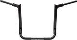 FBI 1-1/2" EZ Pointed Top Handlebars for 99-13, 21-23 FLHT/FLHX & Trike - Black / 16"