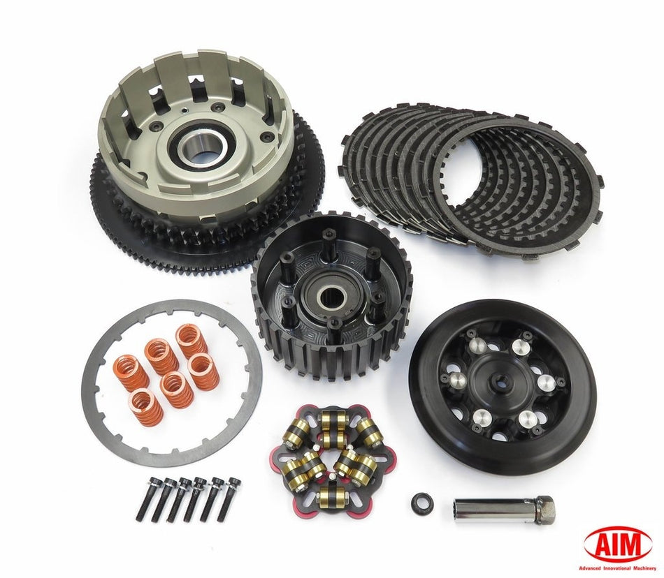 AIM TA008-003 CF2 Complete Performance Cable Clutch Kit Harley Big Twin 07-Up
