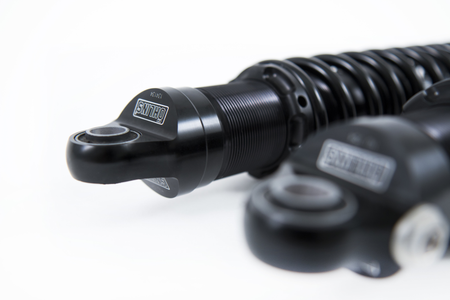 Ohlins STX36 Blackline Rebound Adjustable 13" Twin Shocks for 1990-2025 Harley-Davidson Touring - Black