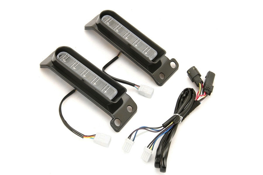 V-Twin 49-0004 Auxiliary Saddlebag LED Lamp Kit Harley Electra Glide FLHTCU '14+