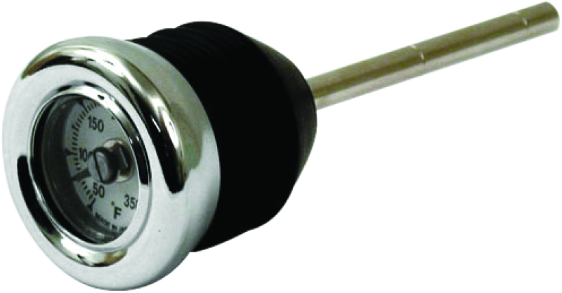 V-Factor Chrome Oil Plug Dig Stick Temperature Gauge for Harley Softail Repl OEM 62896-00