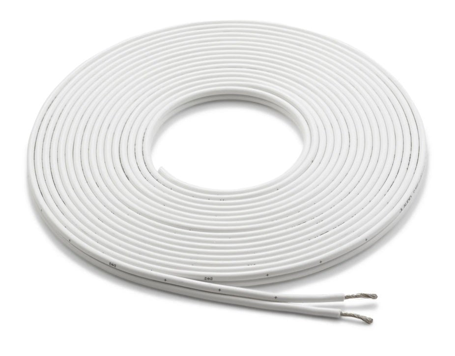 JL Audio 380ft Spool of White 12 AWG, Parallel Conductor Speaker Cable