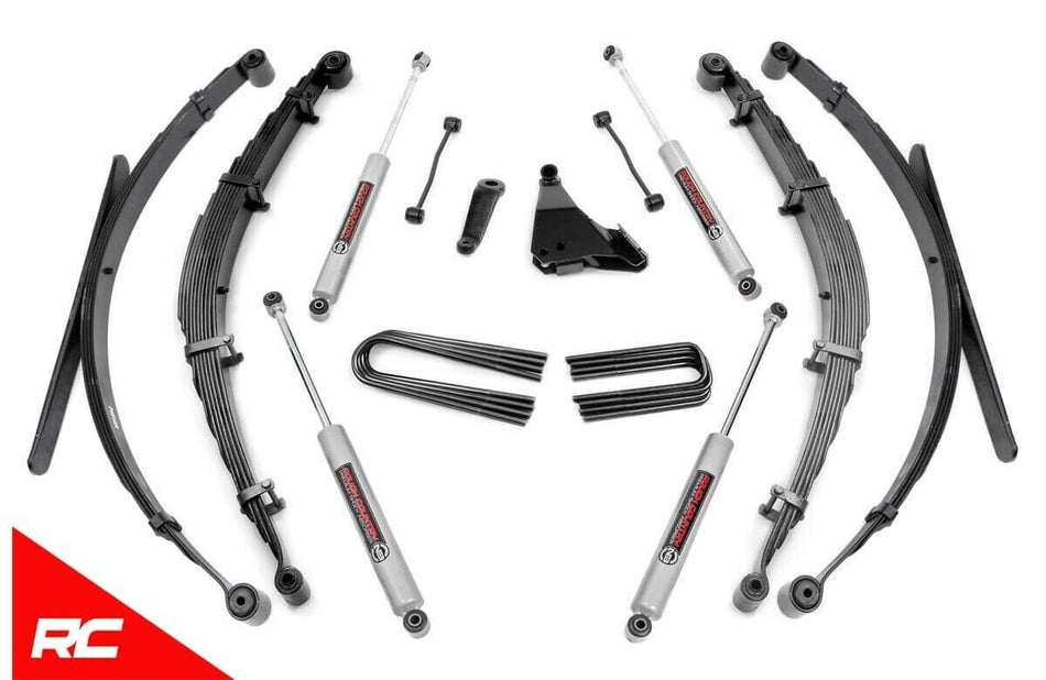 Rough Country 49730 6" Lift Kit w/ N3 Shocks 99-04 Ford Super Duty F250 F350 4WD