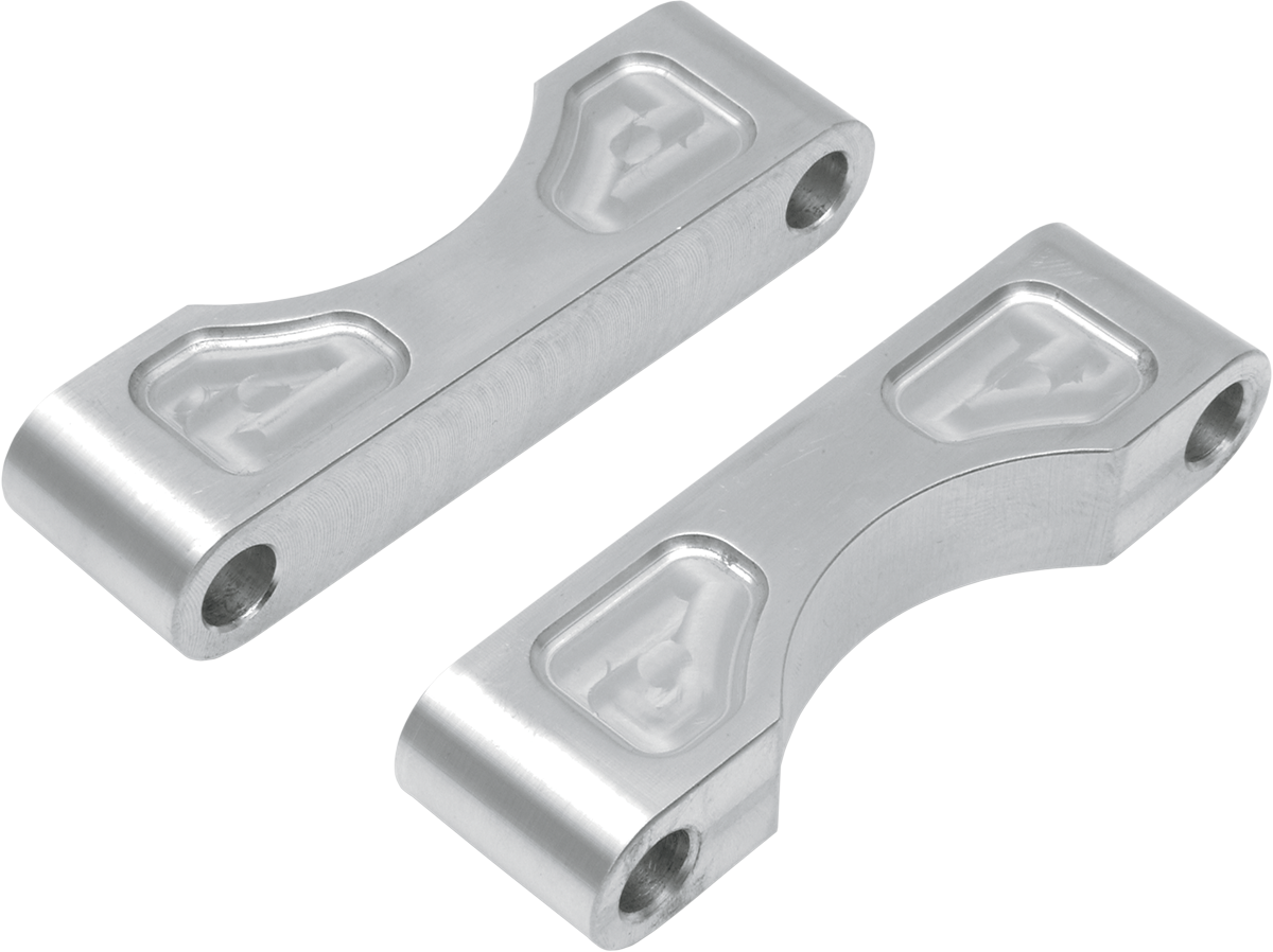 Klock Werks Tire Hugger Front Fender Mounting Block - 21" / Satin / Touring '83-'13