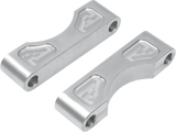 Klock Werks Tire Hugger Front Fender Mounting Block - 21" / Satin / Touring '83-'13