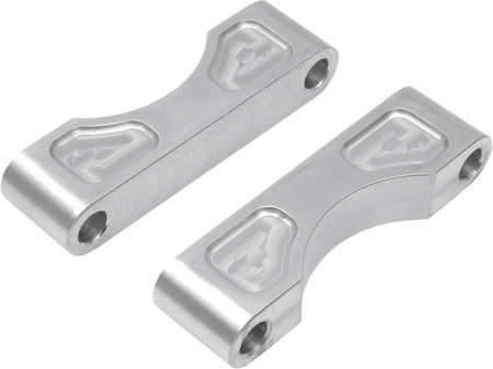 Klock Werks Tire Hugger Front Fender Mounting Block - 21" / Satin / Touring '83-'13