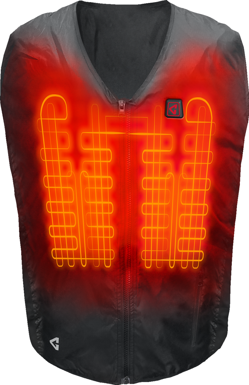 Gerbing Heated Clothing 7V Battery Powered Heated Vest Liner - Black