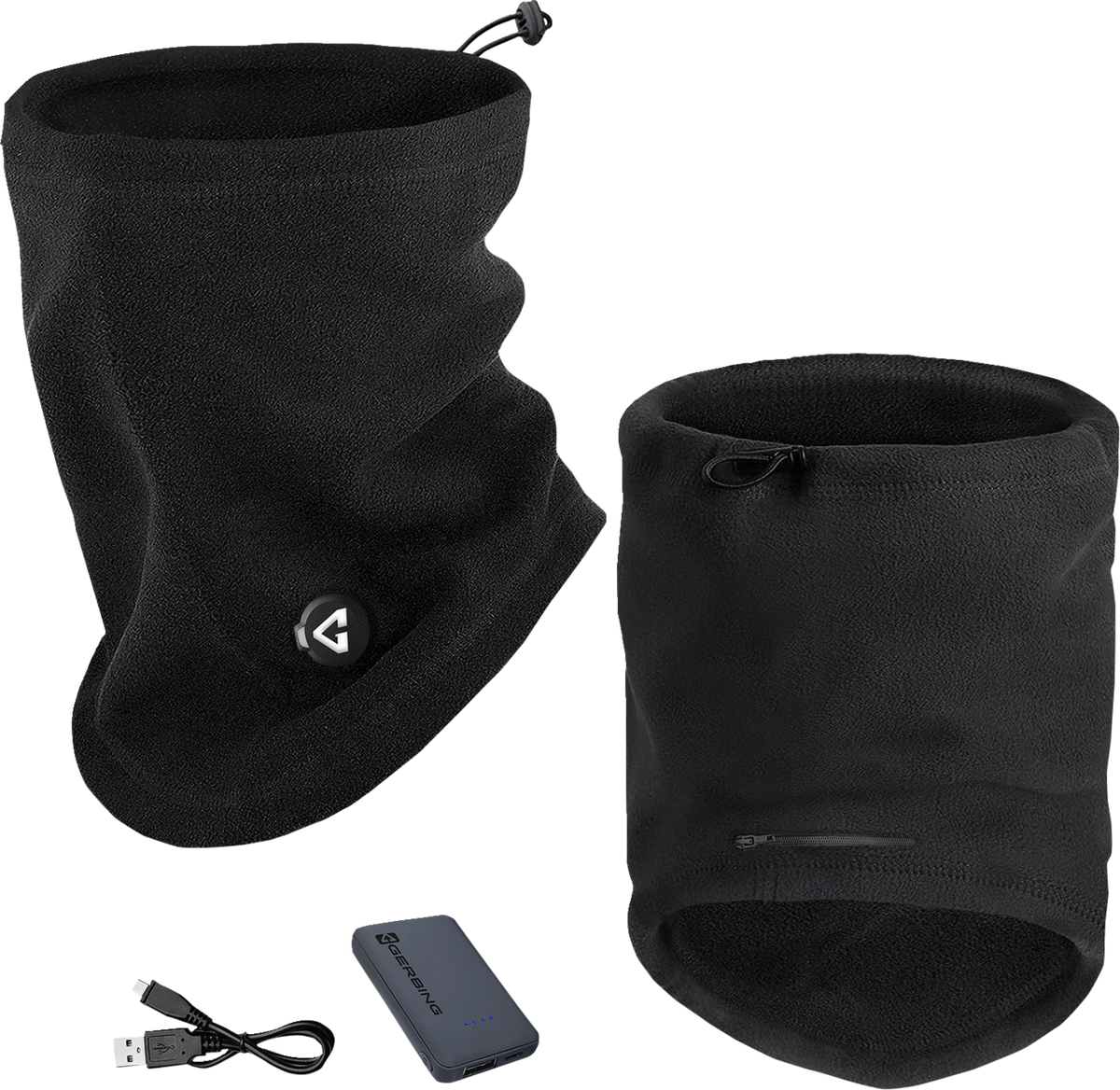 Gerbing Heated Clothing 5V Heated Fleece Neck Gaiter - Black