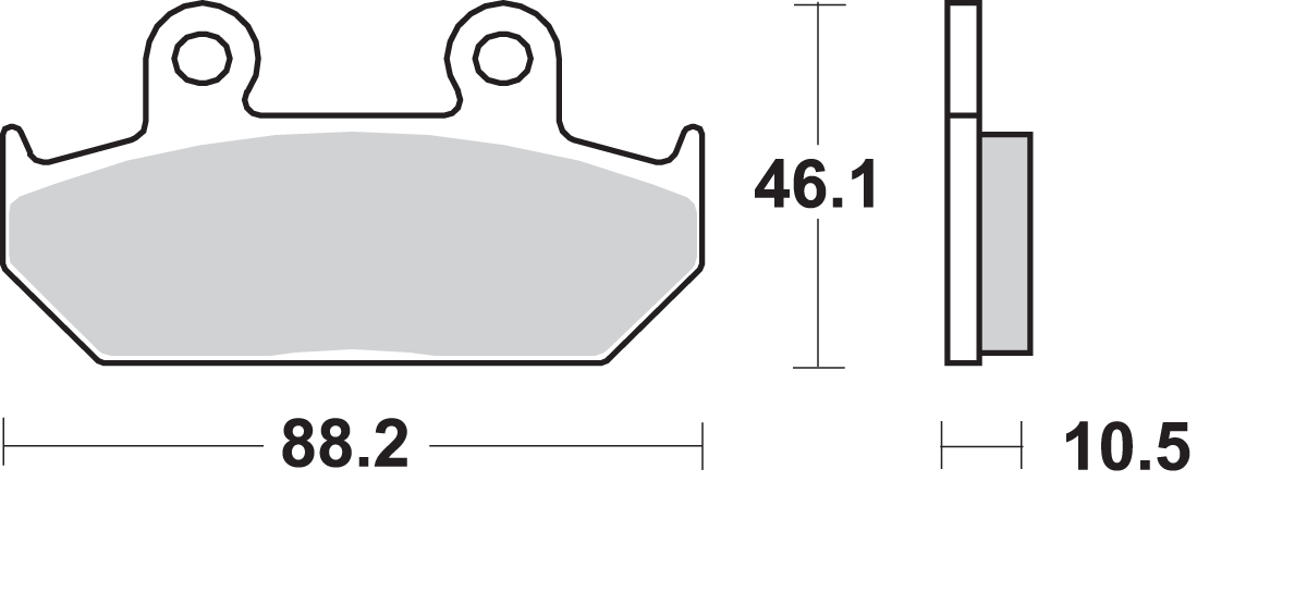 SBS Street Excel Sintered Brake Pads for Select 1977-2026 Honda Models