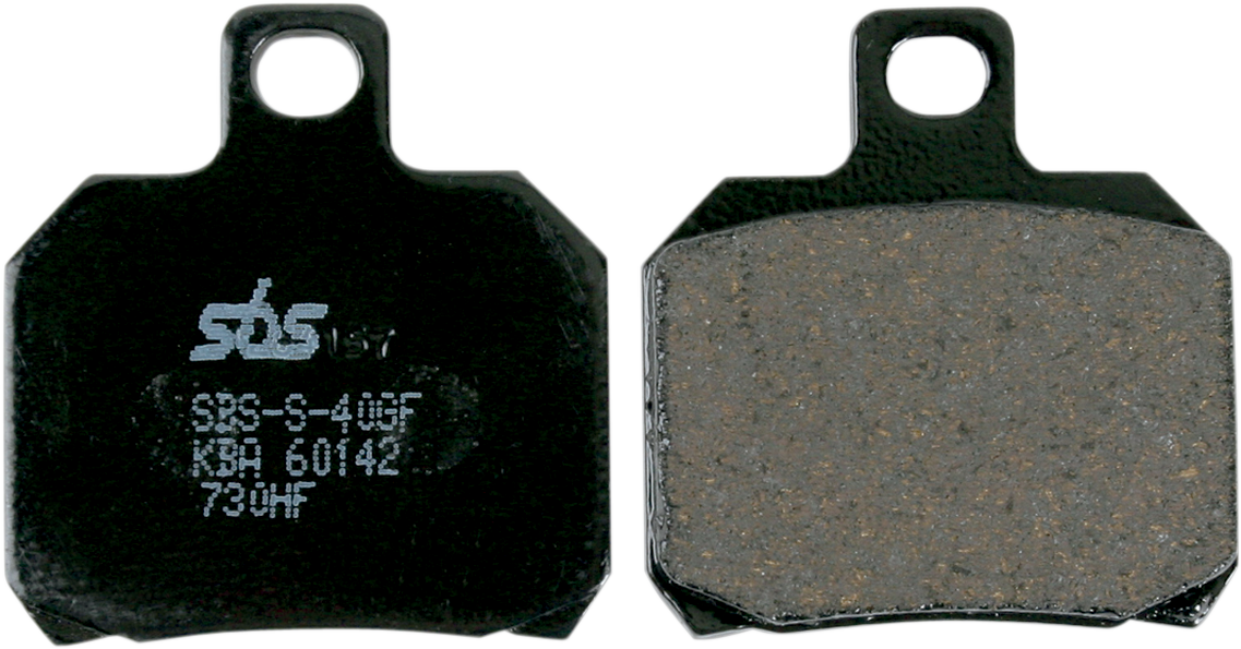 SBS Street Ceramic Organic Brake Pads for Select 1998-2024 Aprilia Models