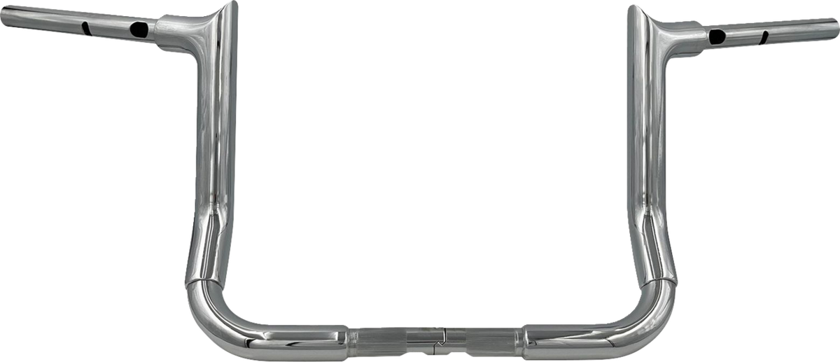 FBI 1-1/2" EZ Pointed Top Handlebars for 24-25 FLHX, 23-25 FLHXSE, 25 FLHXU - Chrome / 12"