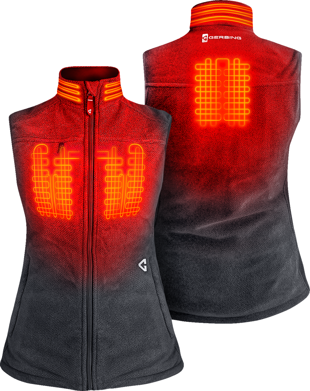 Gerbing Heated Clothing Womens 7V Thermite Fleece Heated Vest 2.0