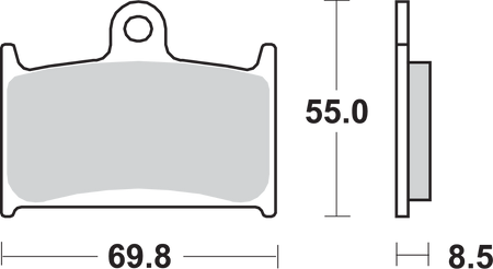 SBS Street Excel Sintered Brake Pads for Select 1983-2027 Suzuki Models