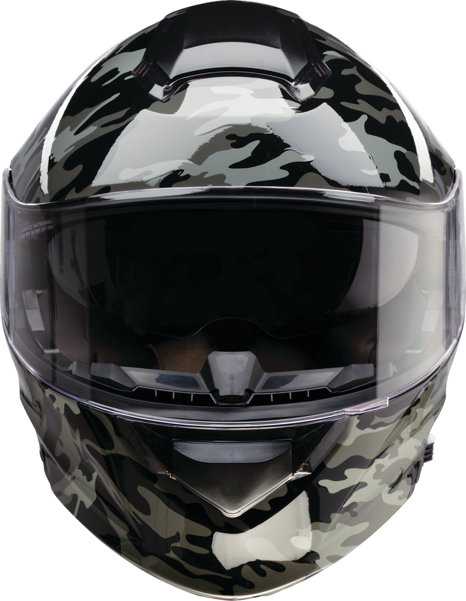 Z1R Solaris 2.0 Camo Modular Helmet - Black/Gray