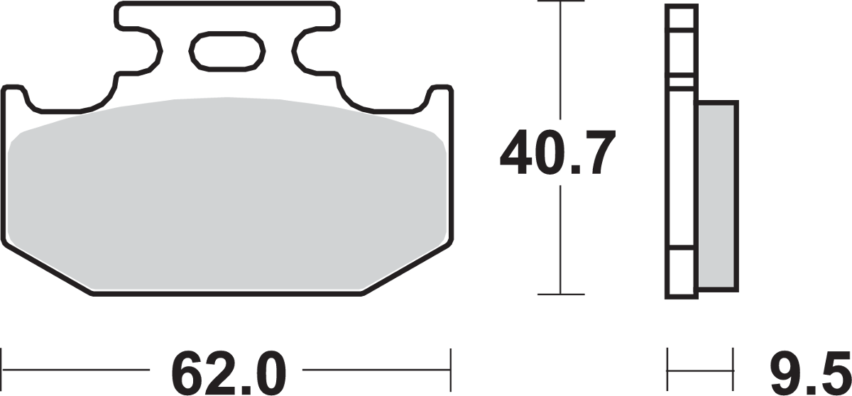 SBS SI Off-Road Sintered Brake Pads for Select 1983-2026 Models