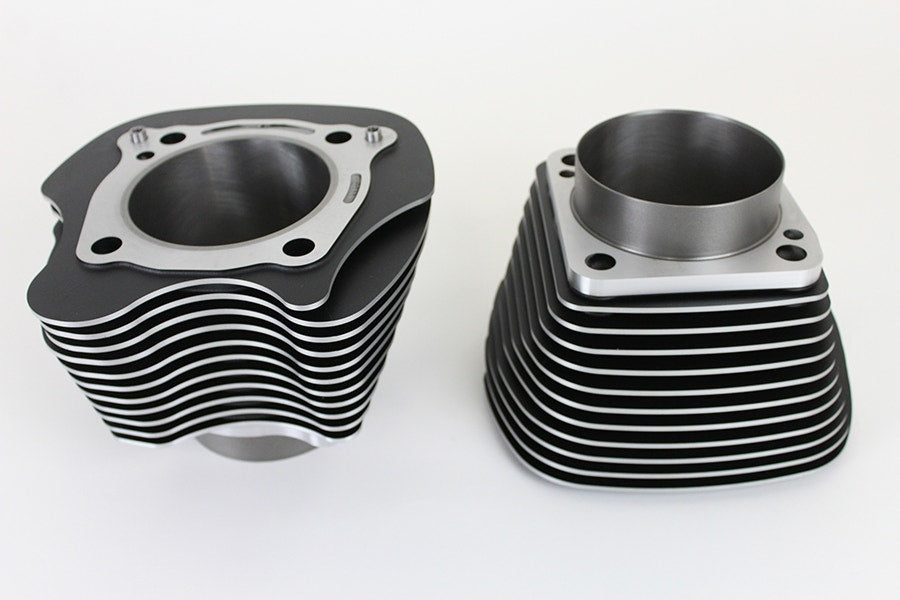 V-Twin 11-1196 Black 4.250" Big Bore Cylinder Kit 124" To 128" Harley M8 17-Up
