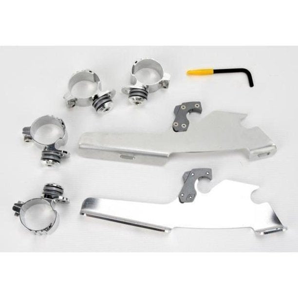 Memphis Shades Fats Slim Windshield No Tool Trigger-Lock Kit Harley XL1200 10-15