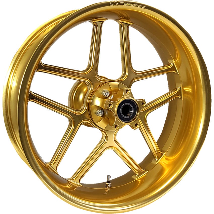RC Laguna One-Piece Gold 18" x 5.5" W/ABS RBD Rear Wheel 4 Harley 09-23 Touring