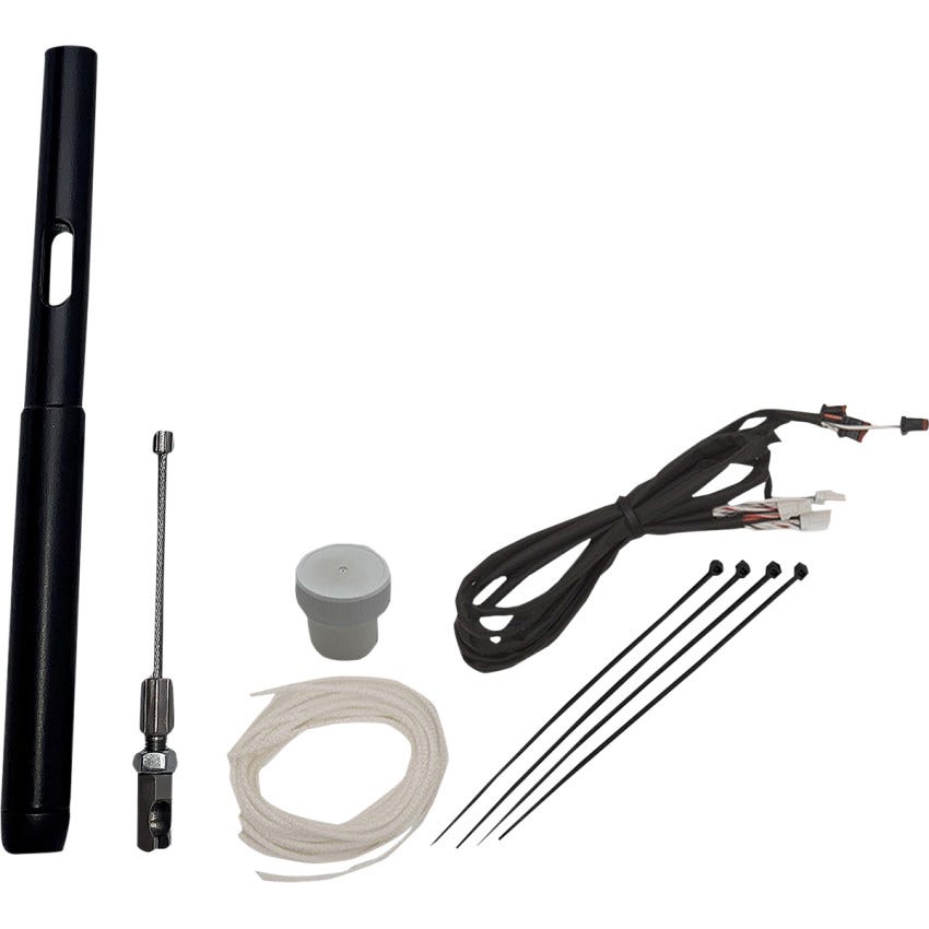 FBI EZ Install 12" Braided Handlebar Install Kit 4 Harley 21-24 Hydraulic Clutch