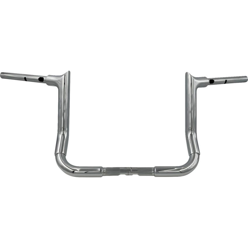 FBI Inc Chrome 1-1/2" EZ Install Pointed Top 12" Handlebar for 23.5-24 FLHX