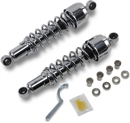 Drag Premium Chrome 13" Rear Spring Shock Absorbers Harley XL FXR 86-03