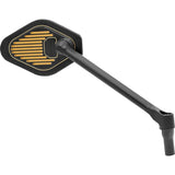 Drag Specialties Diamond Long Stem Adjustable Left Mirror for Harley