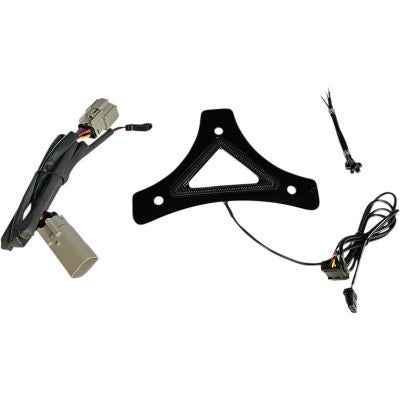 Custom Dynamics Dual Intensity Run/Brake LED Backrest Black Harley Trike 15-20