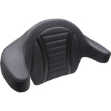 Mustang Deluxe Black Ext Passenger Tour-Pak Pad Harley 23-25 Touring