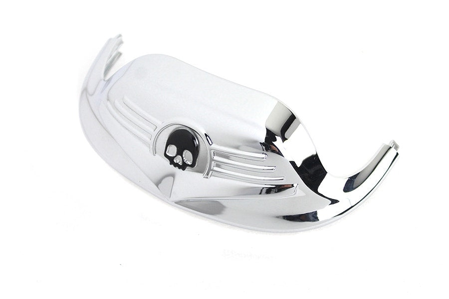 Chrome Skull Front Fender Tip 50-0382 Harley Touring Softail 86-06