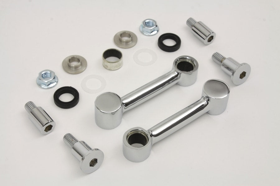 Chrome Front Fender Mounts Harley Softail Springer 93-06 FXSTS V-Twin 50-0688