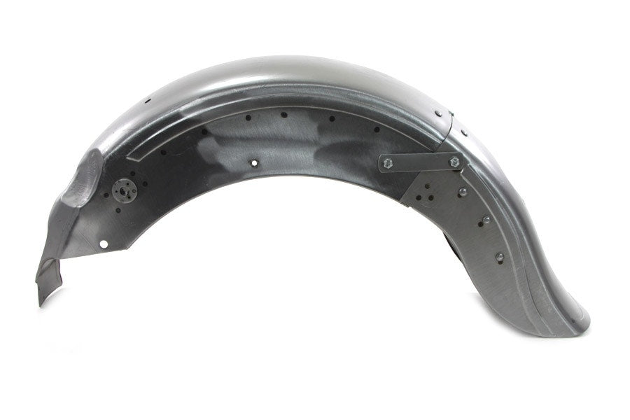 Raw Steel Replacement Hinged Rear Fender 58-76 Harley FLH FL