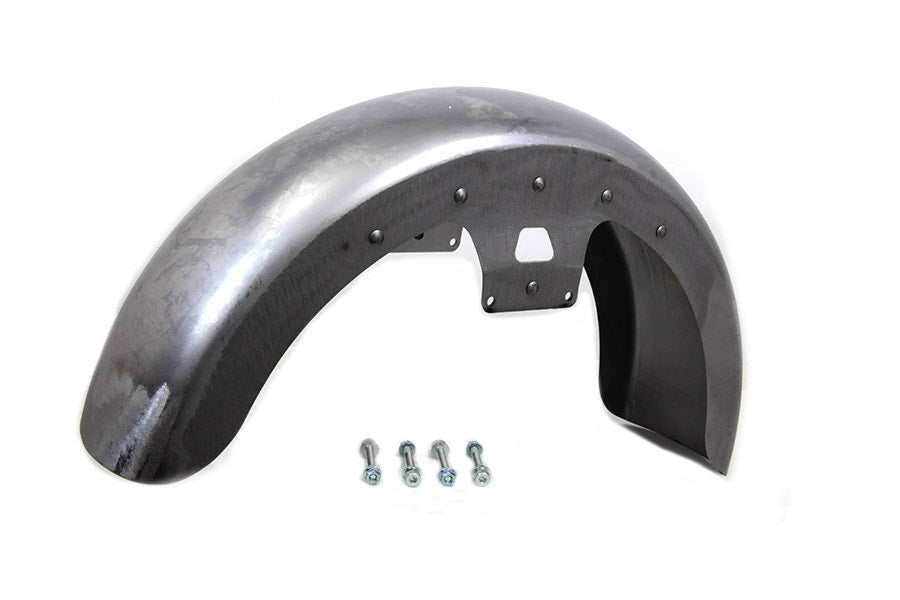 V-Twin 50-1200 Raw Wrapped Steel Low Profile Front Fender 14-19 Harley Touring