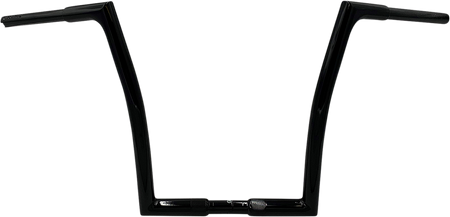 FBI Fat Baggers 1-1/4" EZ Flat Top Handlebars for FLTR '23-'25 / FLHR '18-'25 - Black / 14"