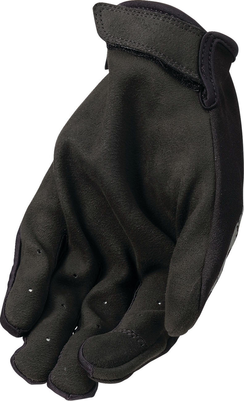 Z1R Mens Reflective Motorcycle Gloves - Black/Silver