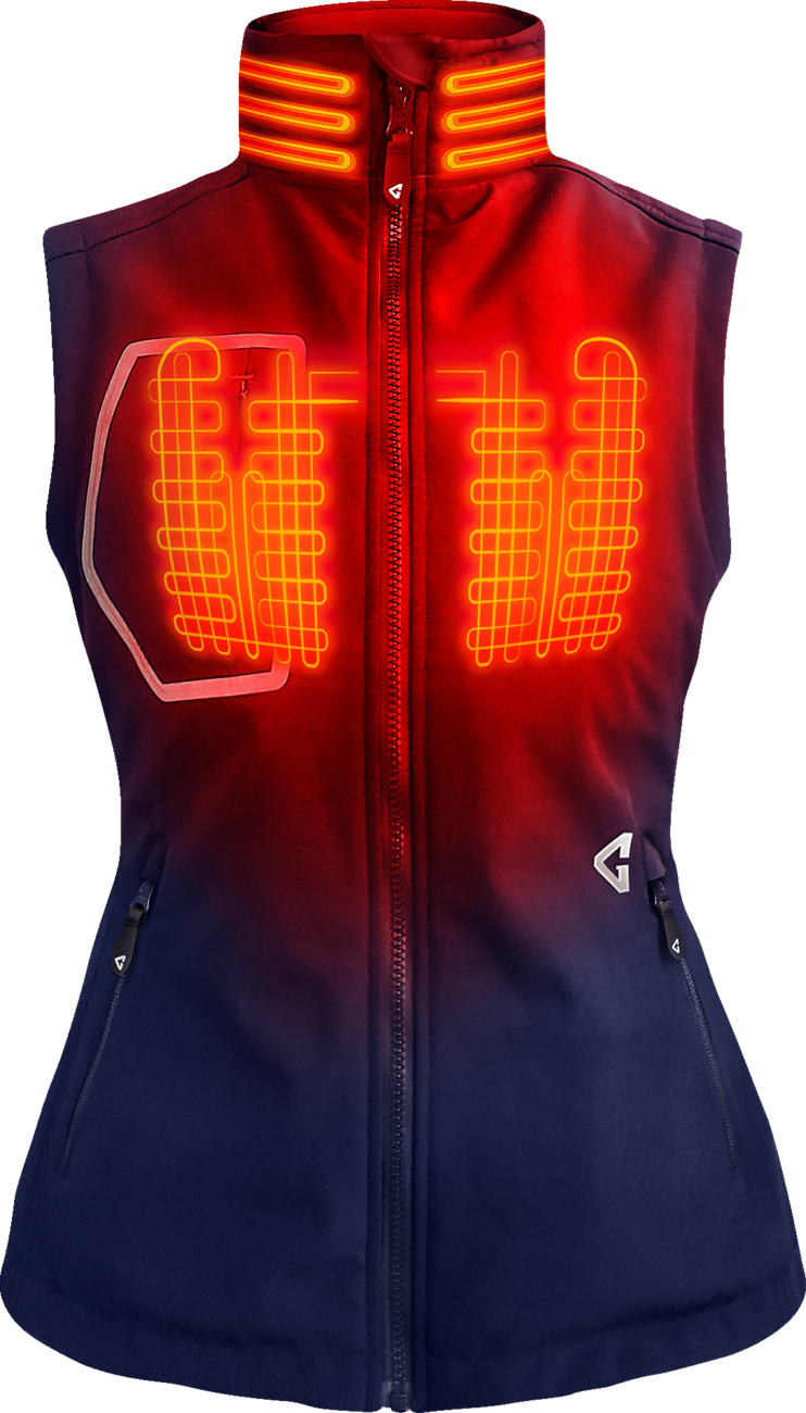 Gerbing Heated Clothing Womens 7V Torrid Softshell Heated Vest 2.0