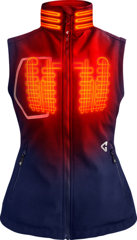 Gerbing Heated Clothing Womens 7V Torrid Softshell Heated Vest 2.0