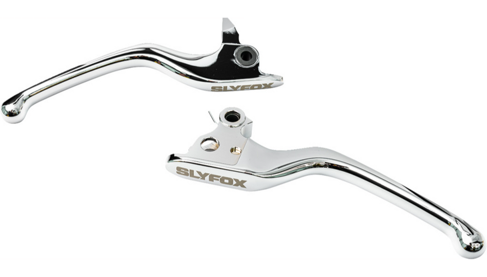 Slyfox Chrome Brake/Clutch Lever Set 4 Harley 21-23 FLH/FLT Models