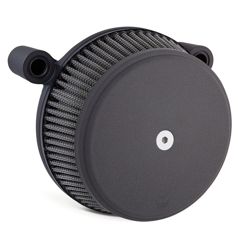 Arlen Ness Black Stage 1 Big Sucker Air Stainless Filter w/ Cover Harley 93-99