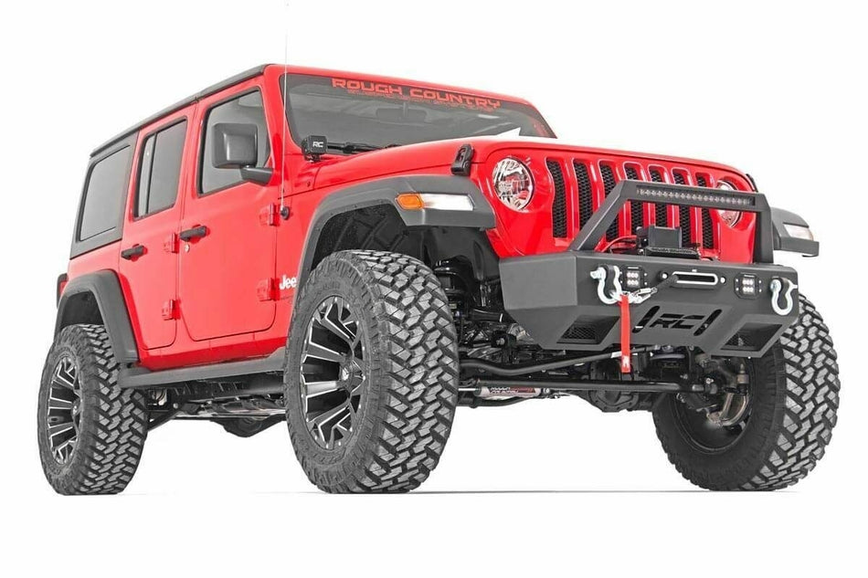 Rough Country 11061 Adjustable Front Track Bar for 18-Up Jeep Wrangler Gladiator