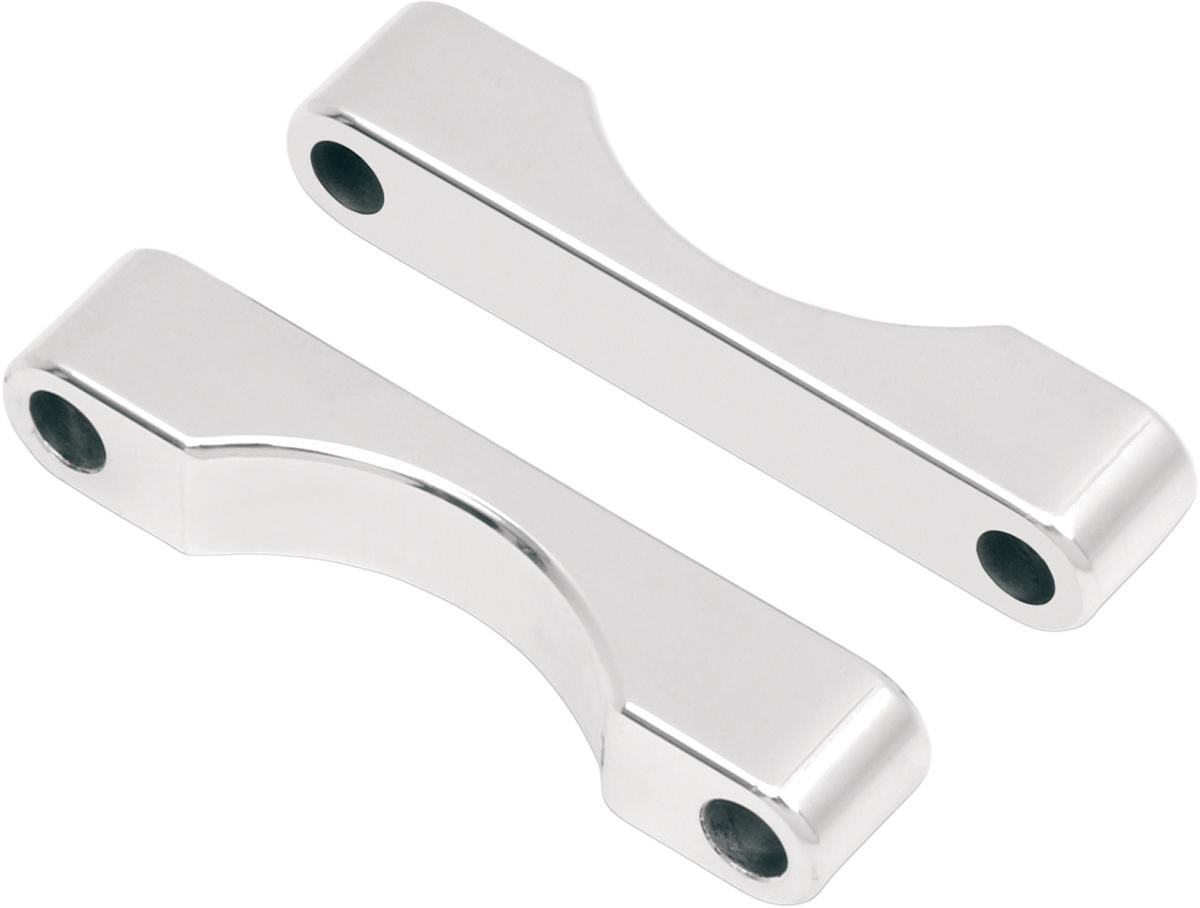 Klock Werks WFB Benchmark Bagger Front Fender Blocks - Chrome