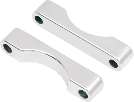 Klock Werks WFB Benchmark Bagger Front Fender Blocks - Chrome