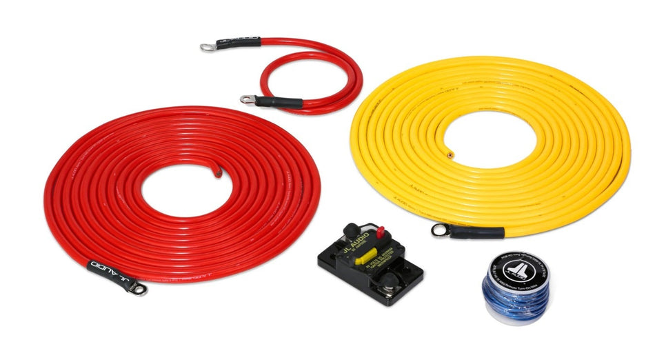 JL Audio Premium 6 AWG 12V Power Marine Connection Kit, Single Amp 20ft